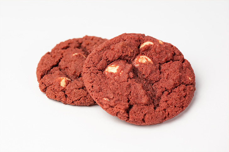 Two Red Velvet Cookies
